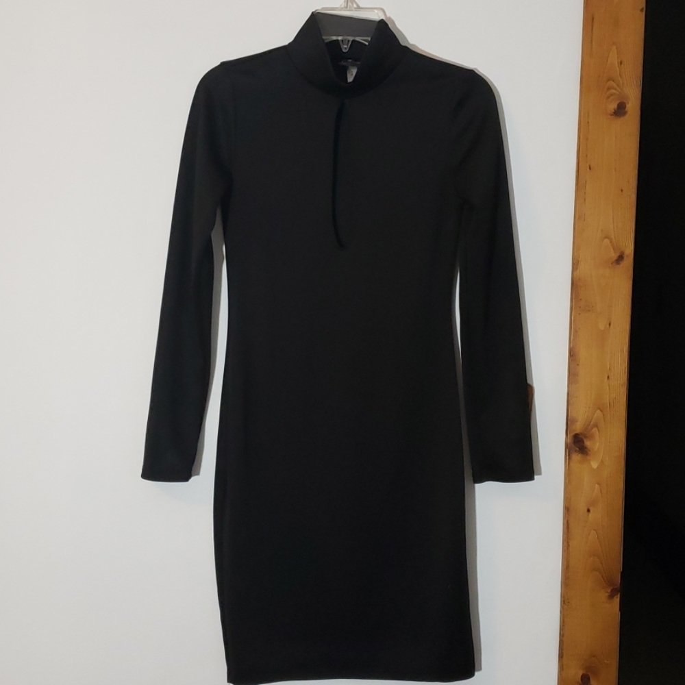 Foreplay Black form fitting dress size M